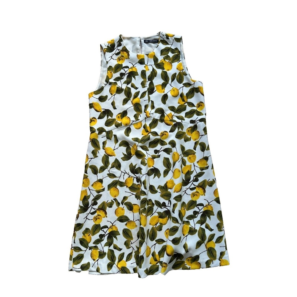 Zara Basic Lemon Dress women Size S